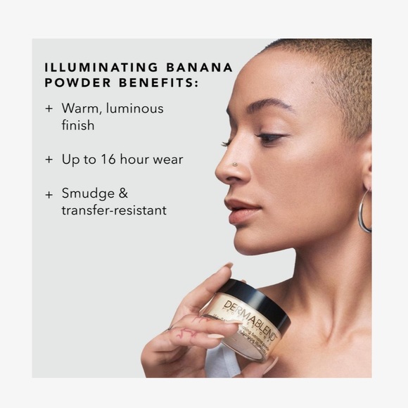 Dermablend Illuminating Banana Powder FULL SIZE 🍌✨ - Picture 5 of 7